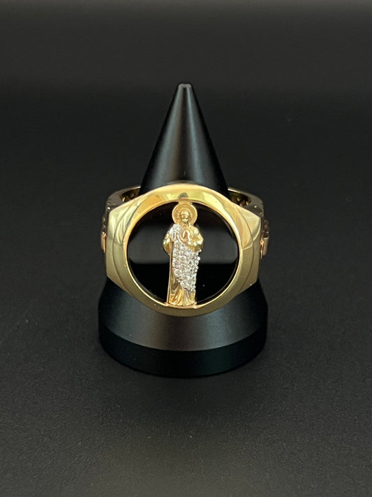 14K San Judas Men's Ring