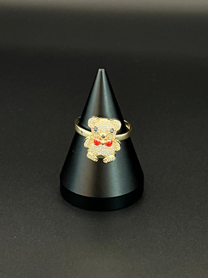 Women's Fancy Teddy Bear Ring