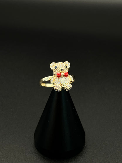 Women's Fancy Teddy Bear Ring