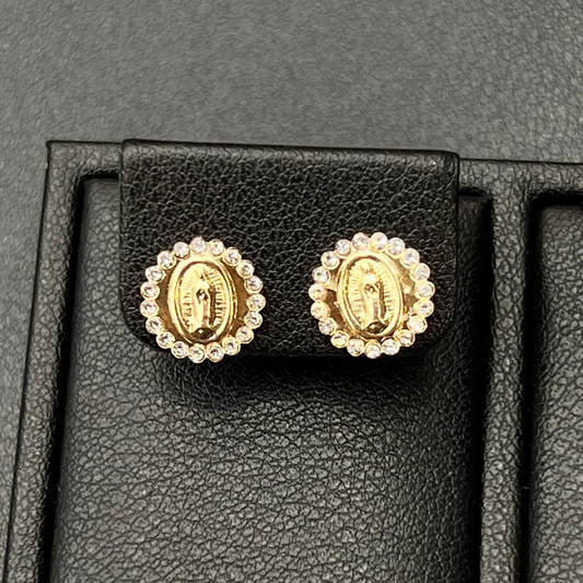 Virge De Guadalupe Stud Earrings