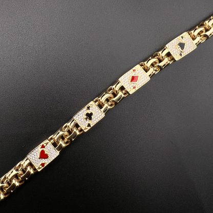 Semi-Solid Chino Barajas/Poker Bracelet