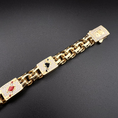 Semi-Solid Chino Barajas/Poker Bracelet