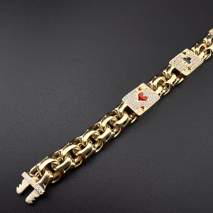 Semi-Solid Chino Barajas/Poker Bracelet