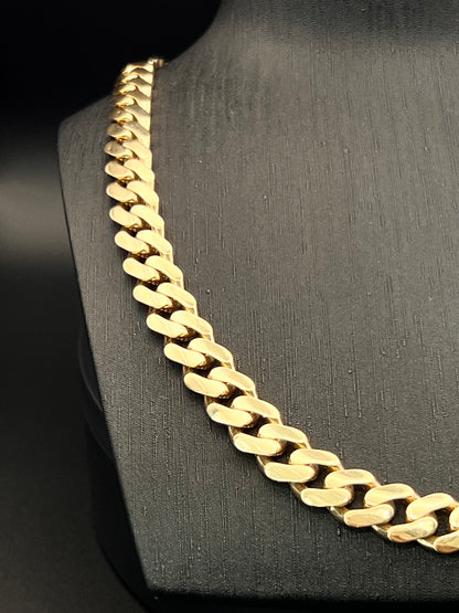 14K Men's Hollow Monaco Chain 22''