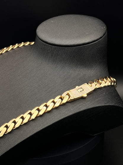 14K Men's Hollow Monaco Chain 22''