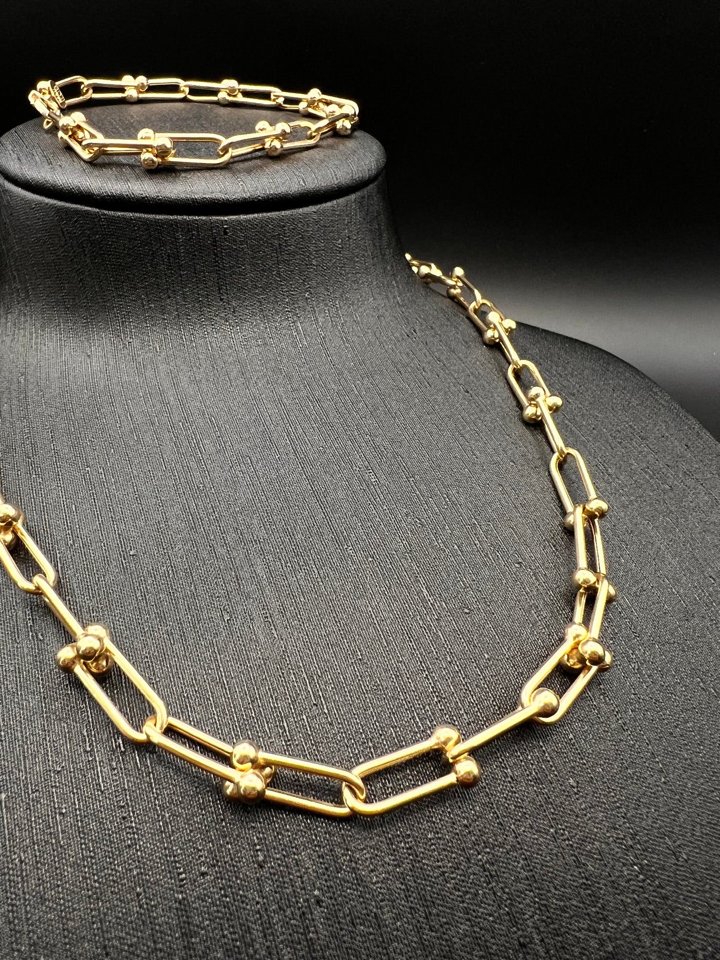 Fancy Women's Hollow Necklace 14K Gold