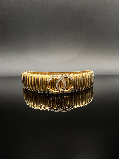 Fancy Women's CC Hollow Bracelet