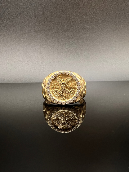 14K Men's Centenario Nugget Ring