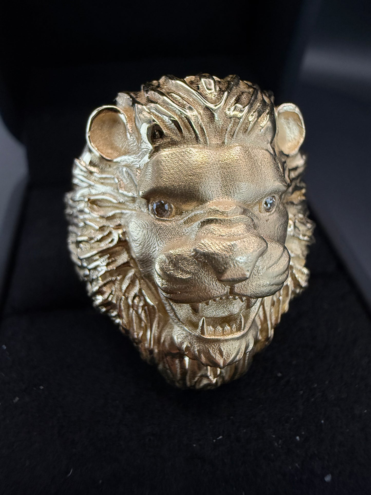 Men's 14K Lion Ring