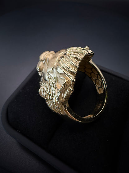 Men's 14K Lion Ring