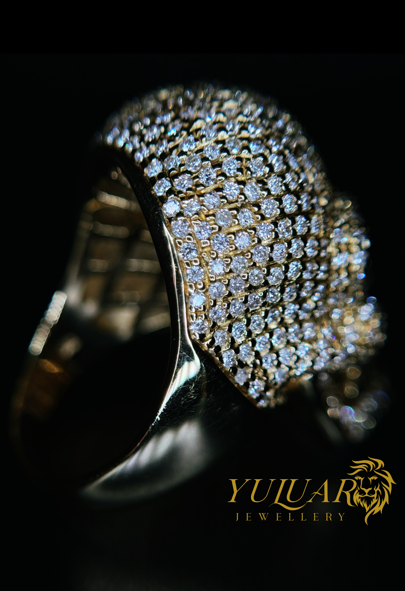 3.30 CT TW Natural Diamond Men's  Skull Ring in 10K (VS)