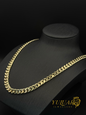 14K Hollow Cuban Link Chain 22''