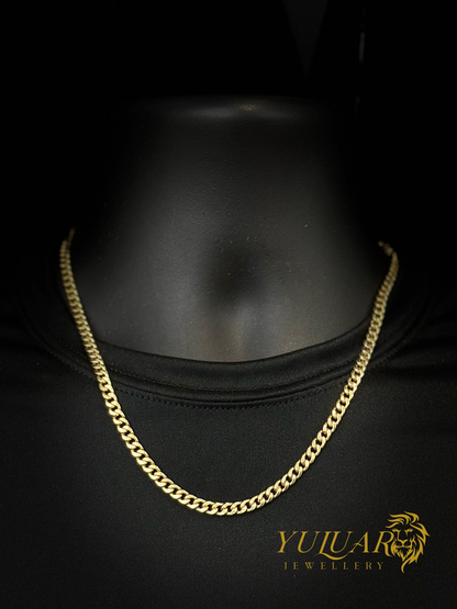 10K Hollow Cuban Link Chain 24''