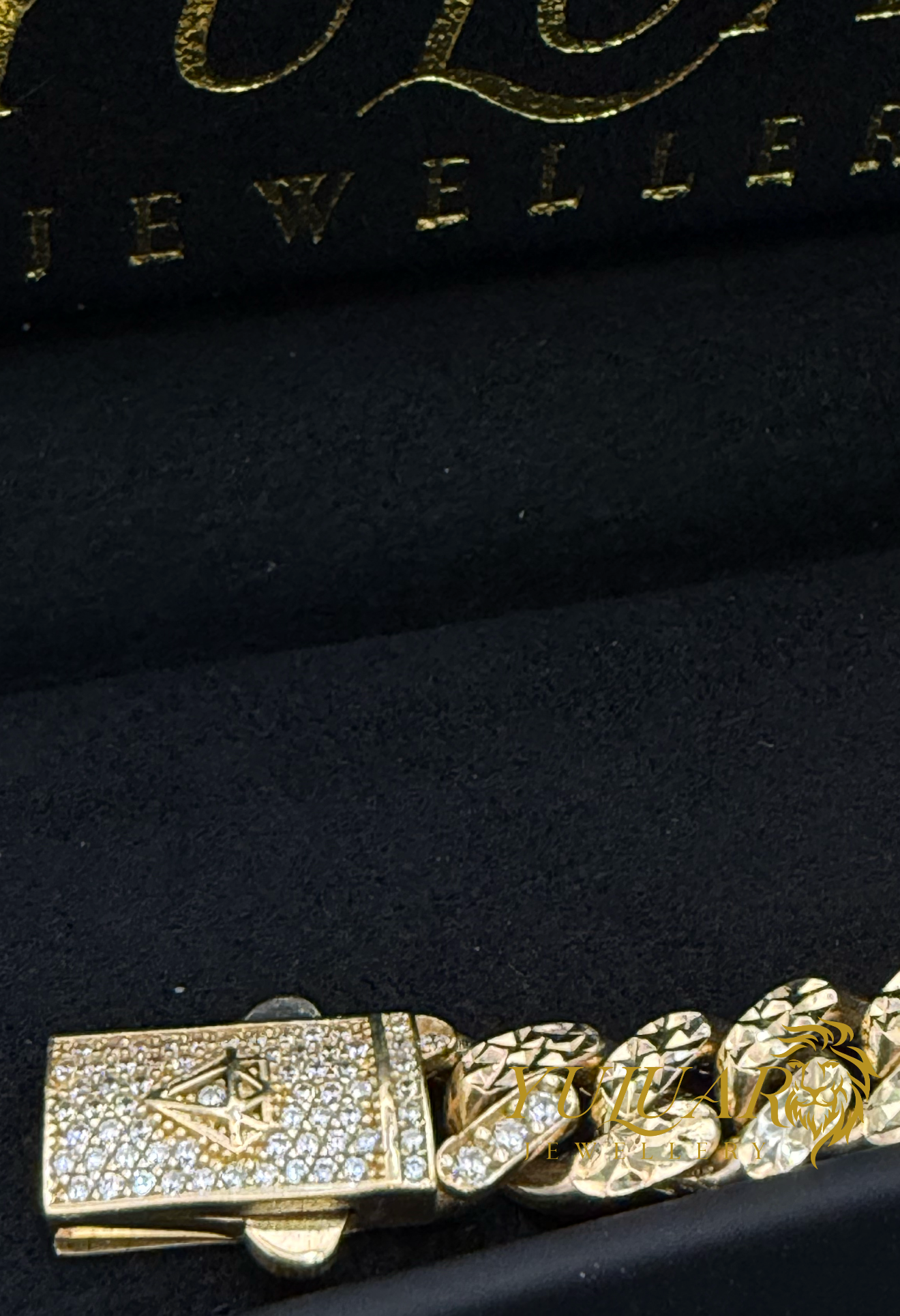 Men's 14K Monaco Style Diamond-Cut Bracelet