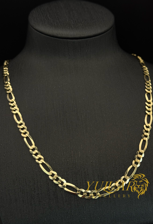 14K Solid Figaro Chain 22''