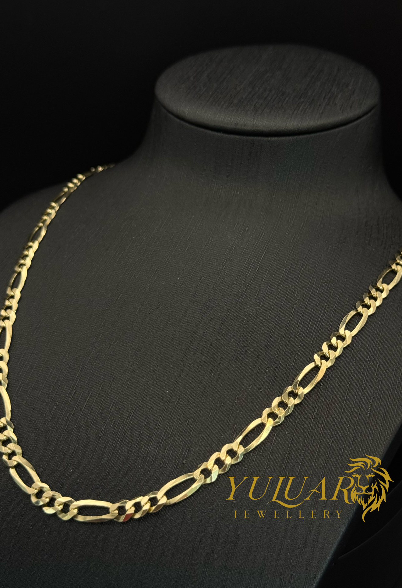 14K Solid Figaro Chain 22''