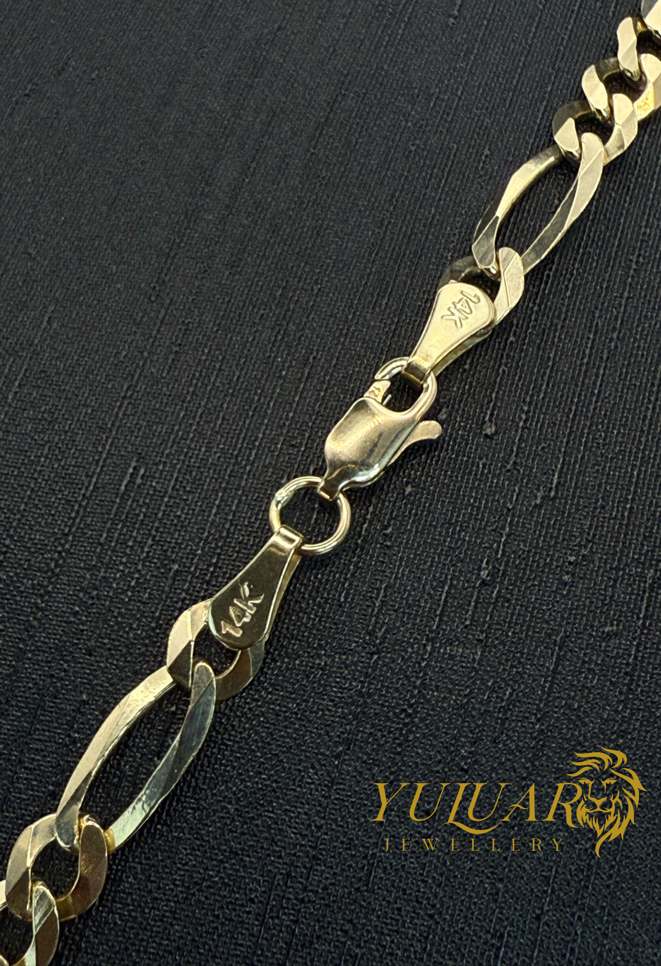 14K Solid Figaro Chain 22''