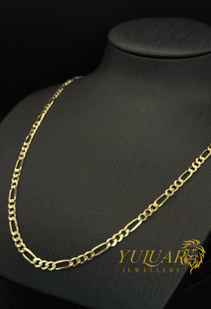 14K Solid Figaro Chain 22''