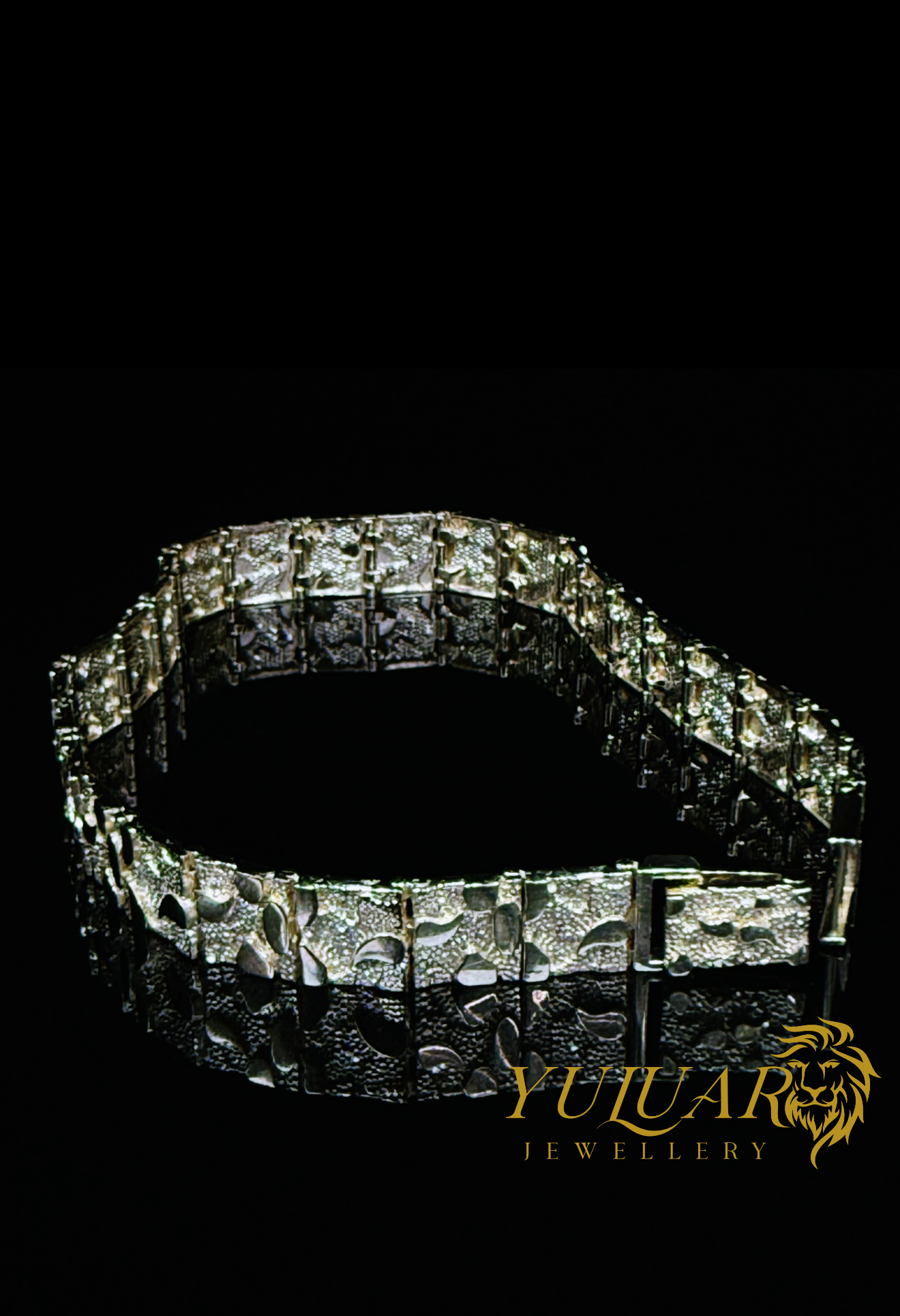 14K NUGGET BRACELET 8MM