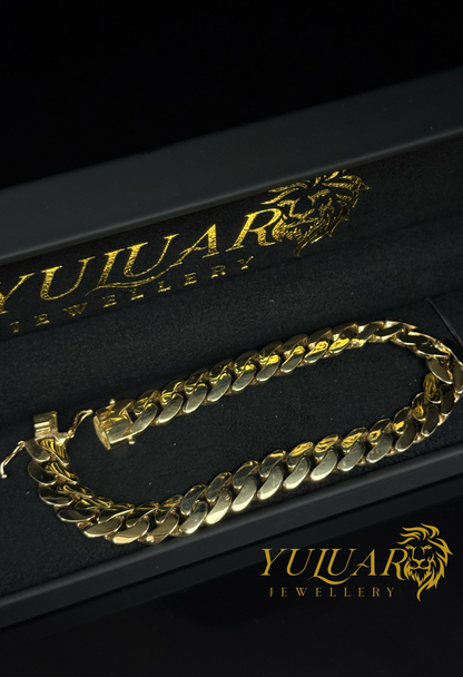 14K CUBAN LINK BRACELET 10MM