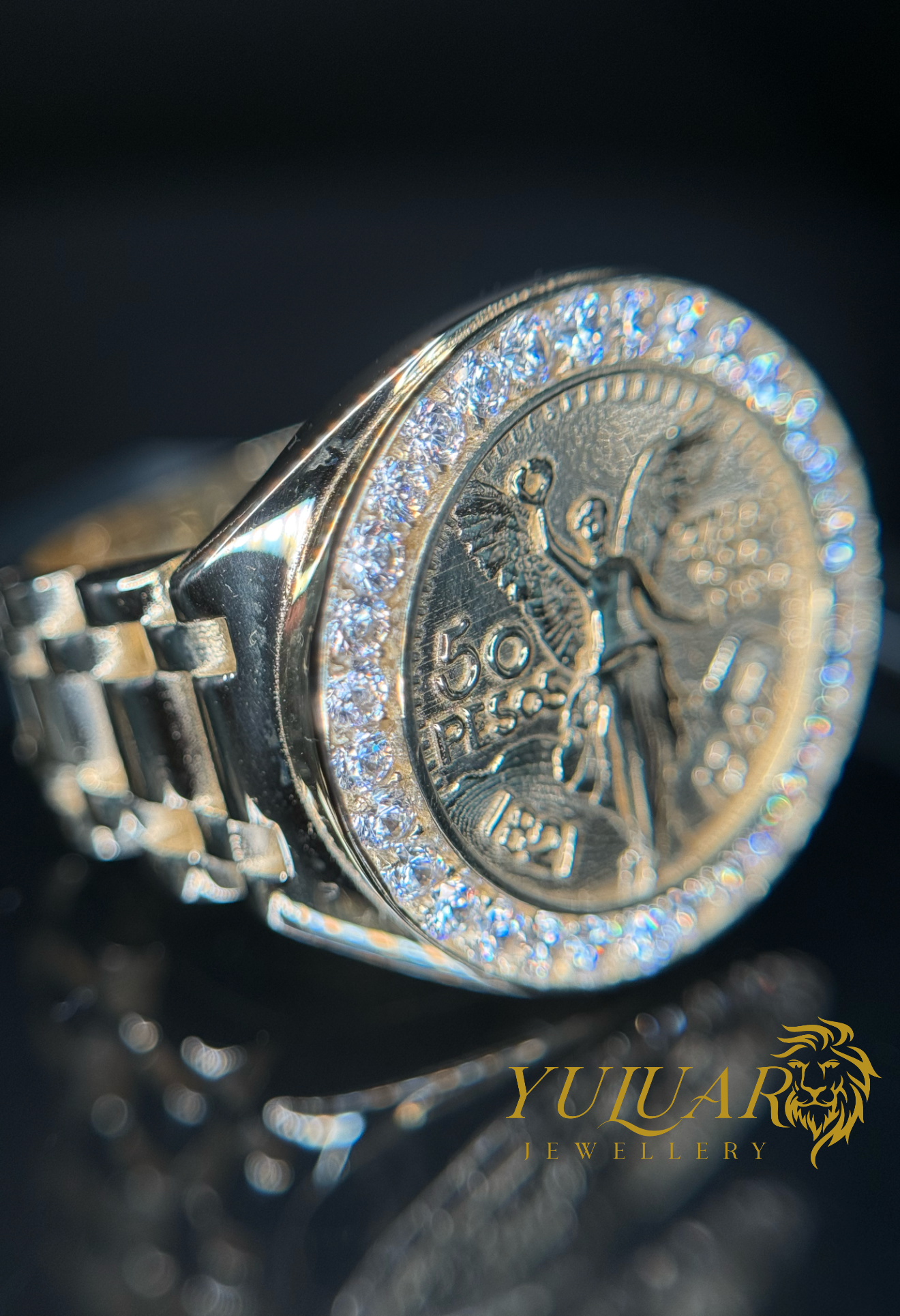 14K Men's Centenario Ring