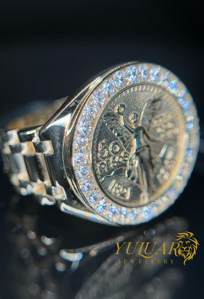 14K Men's Centenario Ring