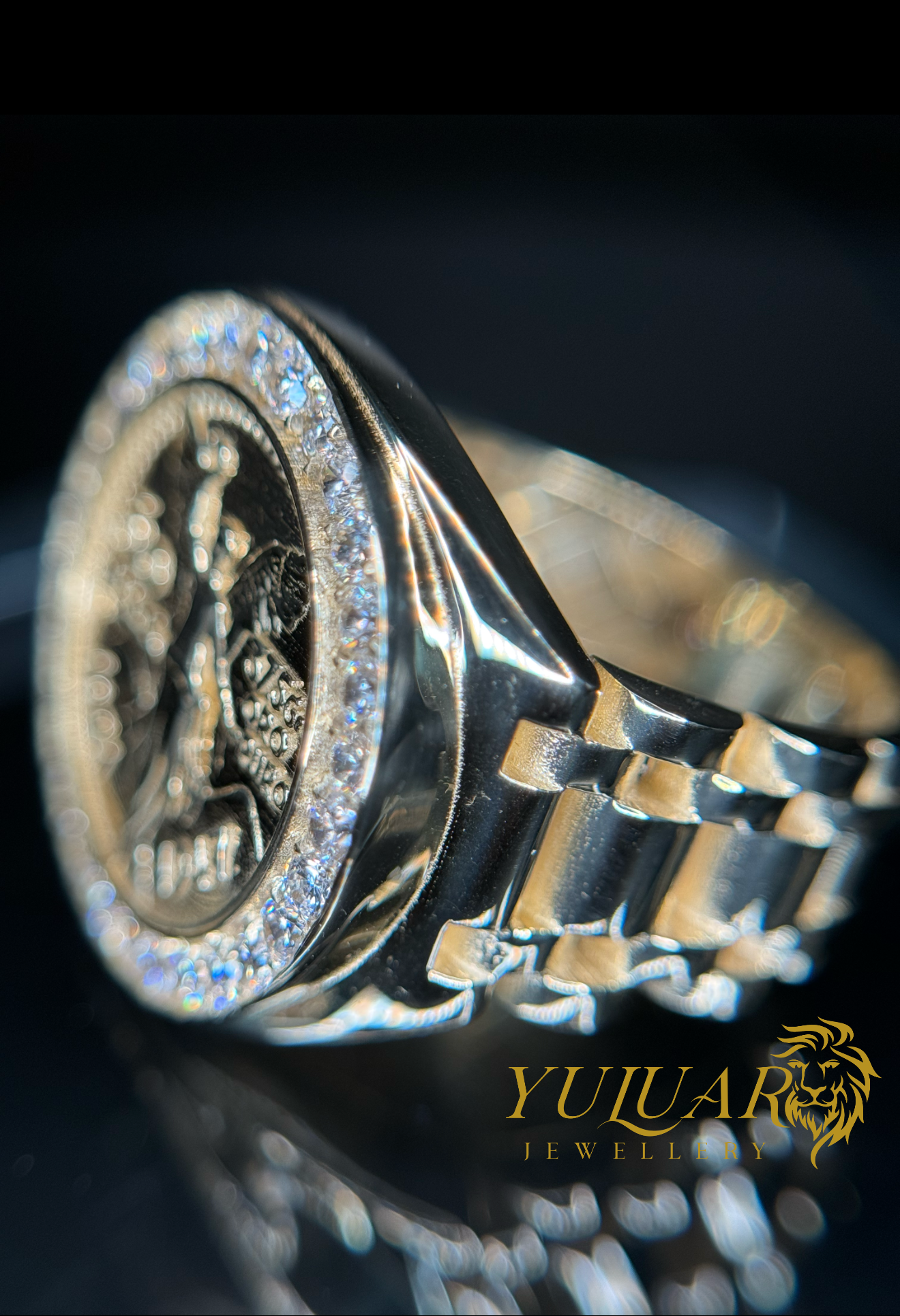 14K Men's Centenario Ring