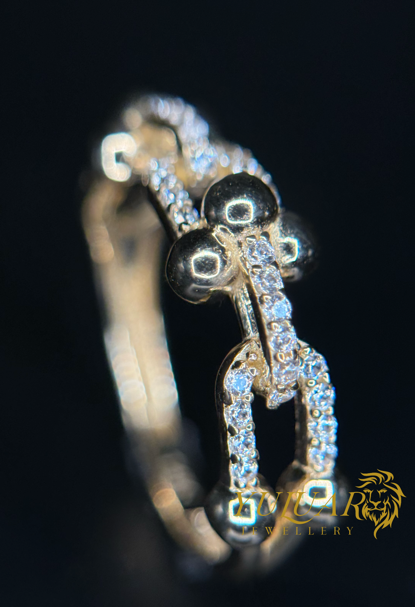 14K Fancy Women's Ring CZ