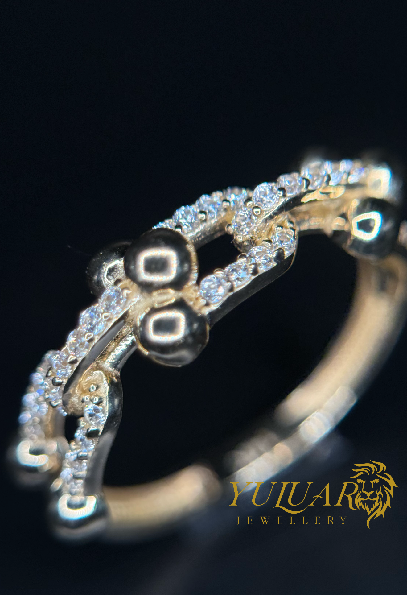 14K Fancy Women's Ring CZ