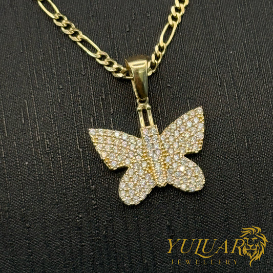 Butterfly Pendant CZ