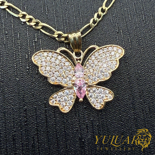 Butterfly Pendant CZ