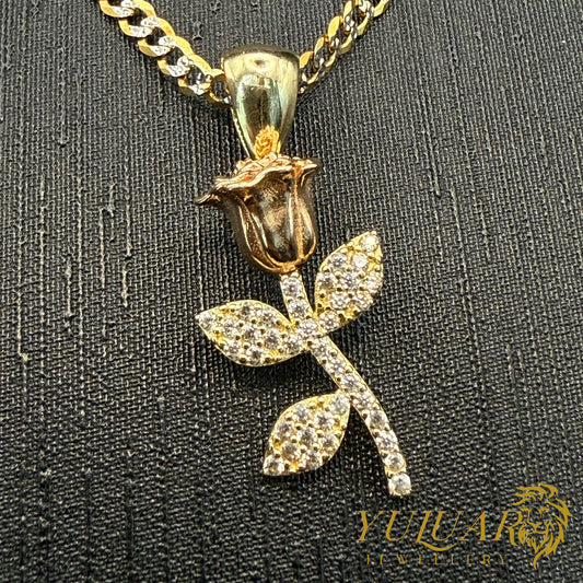 Rose Pendant CZ