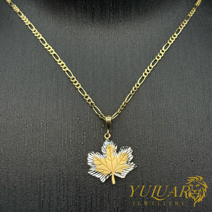 14K Maple Leaf Pendant
