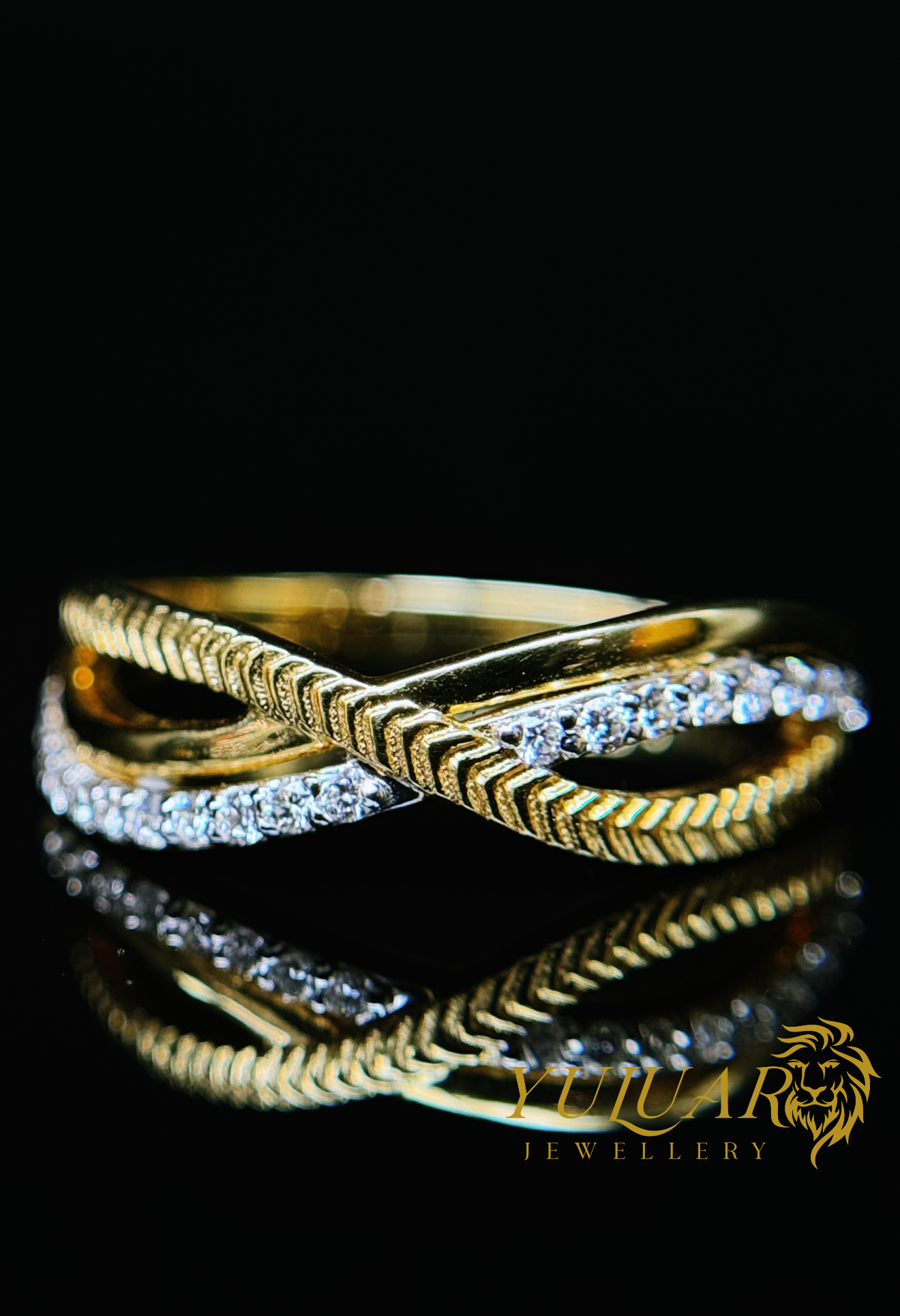 0.15 CT TW ROUND BRILLIANT LAB-GROWN DIAMOND ANNIVERSARY RING IN 14K YELLOW GOLD