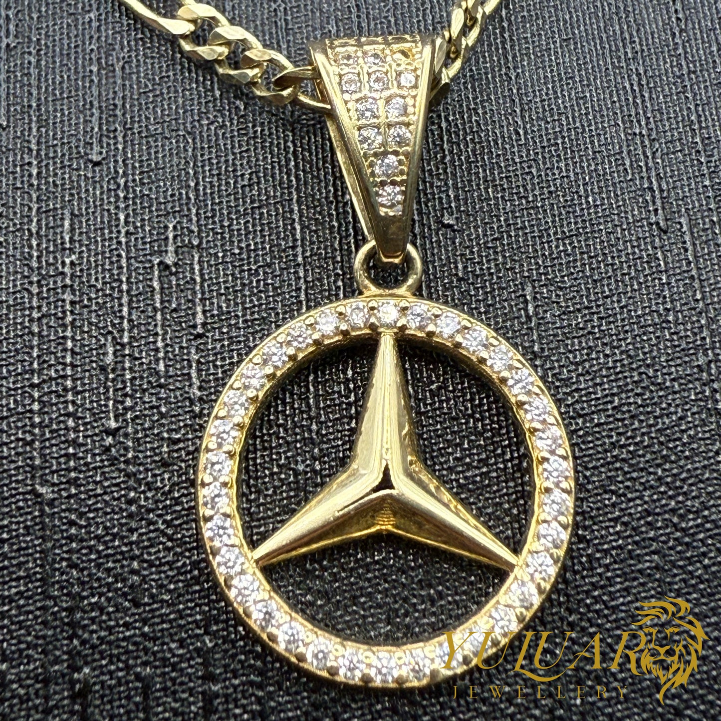Mercedez Pendant CZ