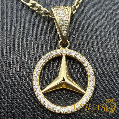 Mercedez Pendant CZ