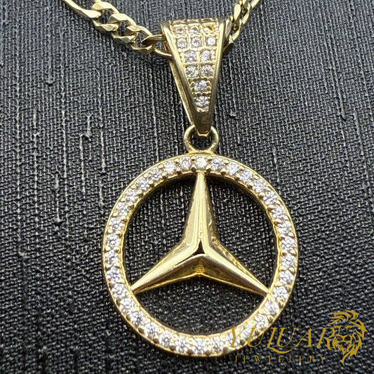 Mercedez Pendant CZ