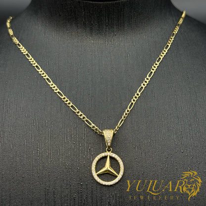 Mercedez Pendant CZ