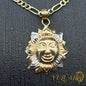 Sun Pendant Two Tone