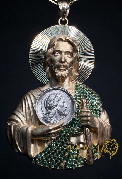 14K SAN JUDAS PENDANT