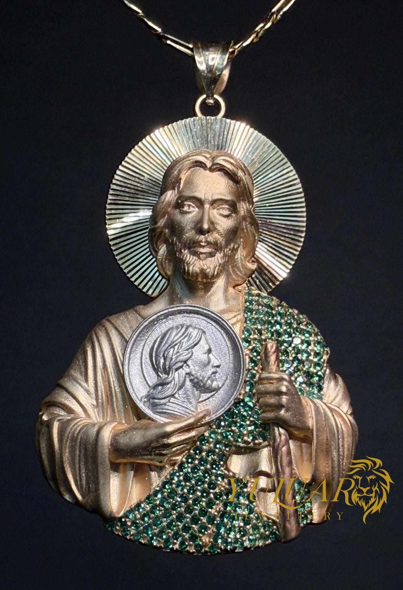 14K SAN JUDAS PENDANT