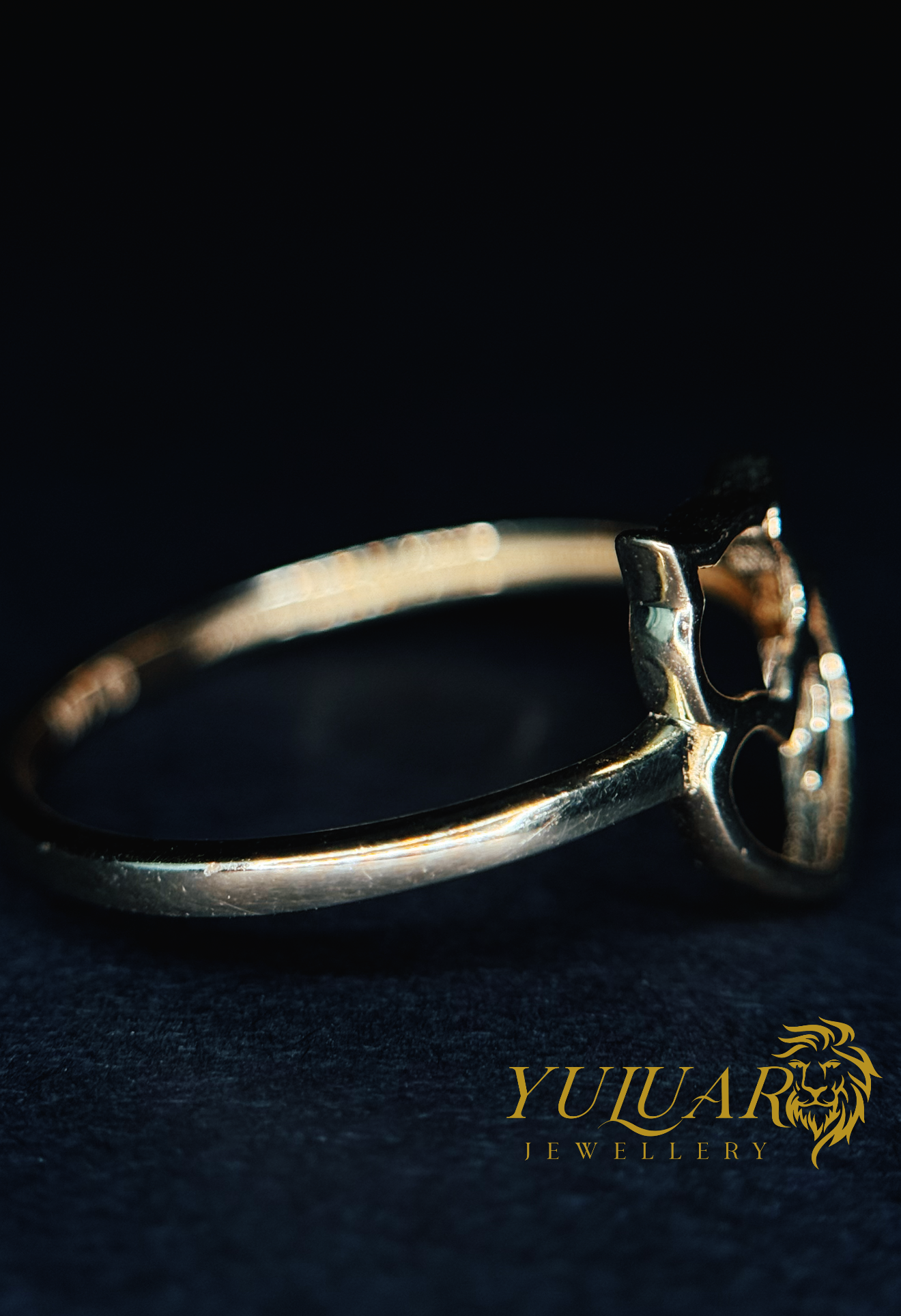 14K Cat-heart shape Women's Ring