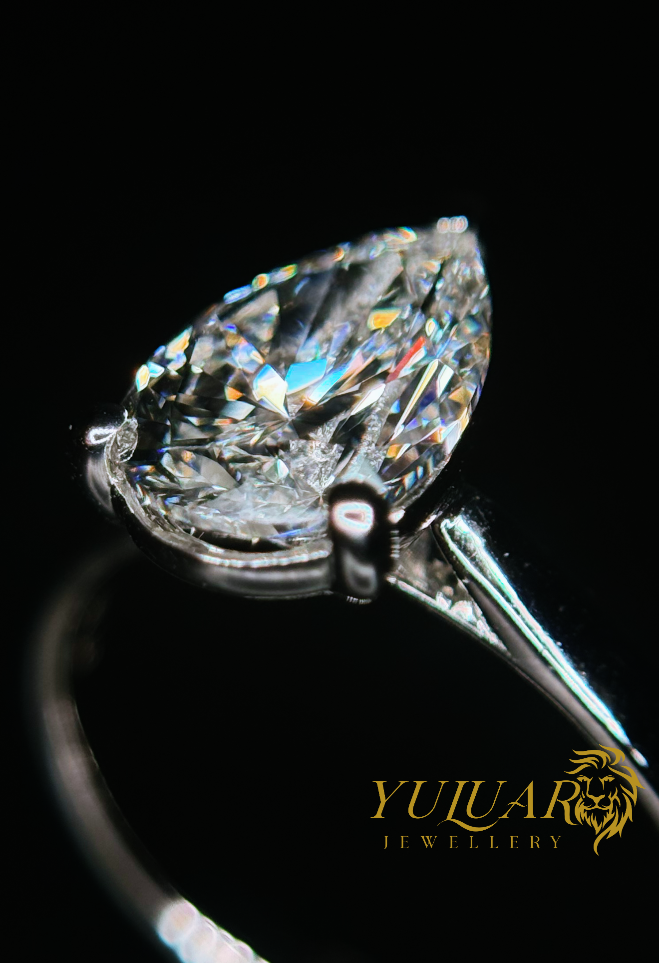 2.02 CT TW PEARL BRILLIANT CERTIFIED LAB-GROWN DIAMOND ENGAGEMENT RING IN 14K WHITE GOLD (G-H/VS)