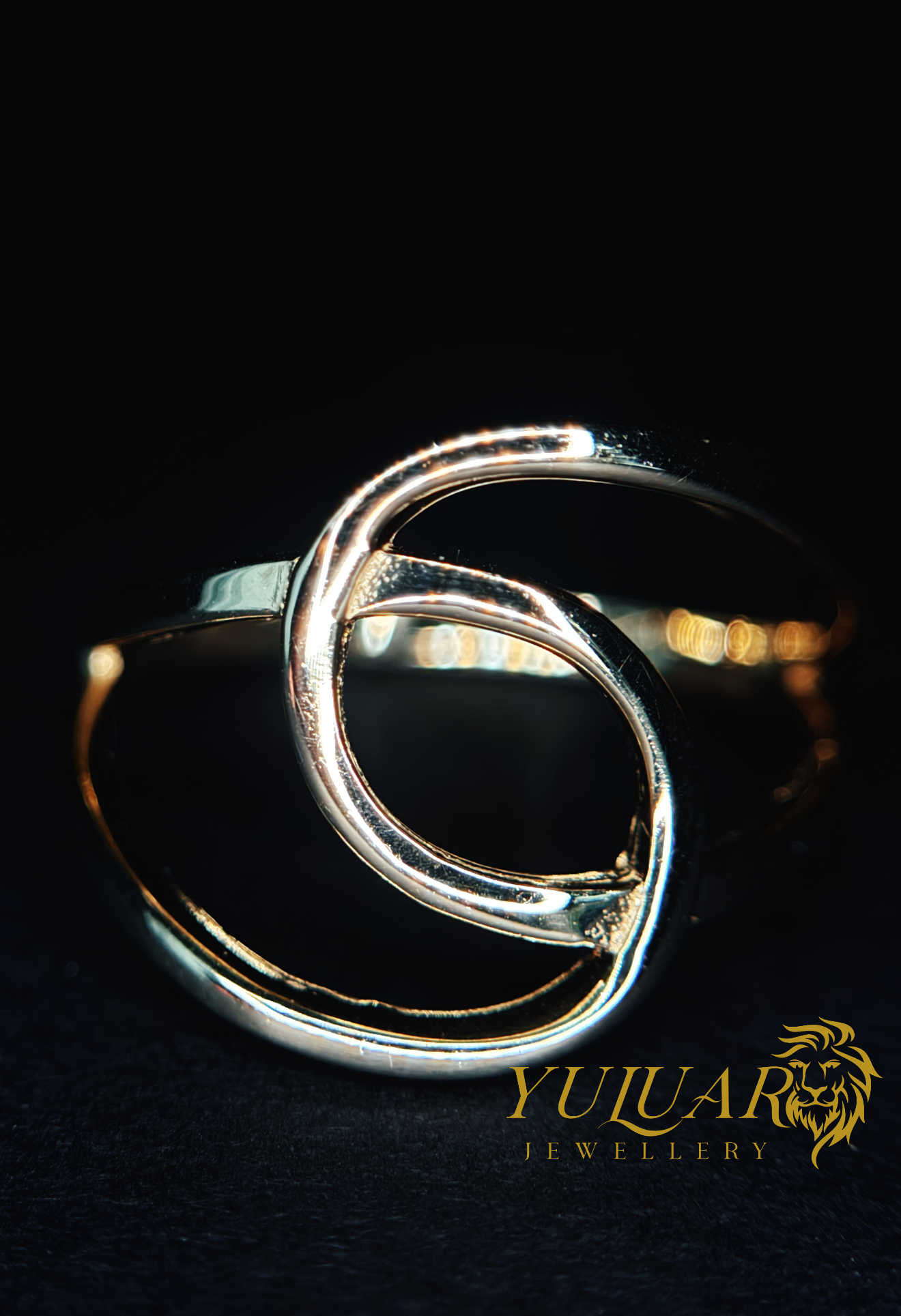 14K Infinity Twist Women's Ring