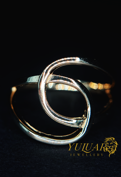 14K Infinity Twist Women's Ring