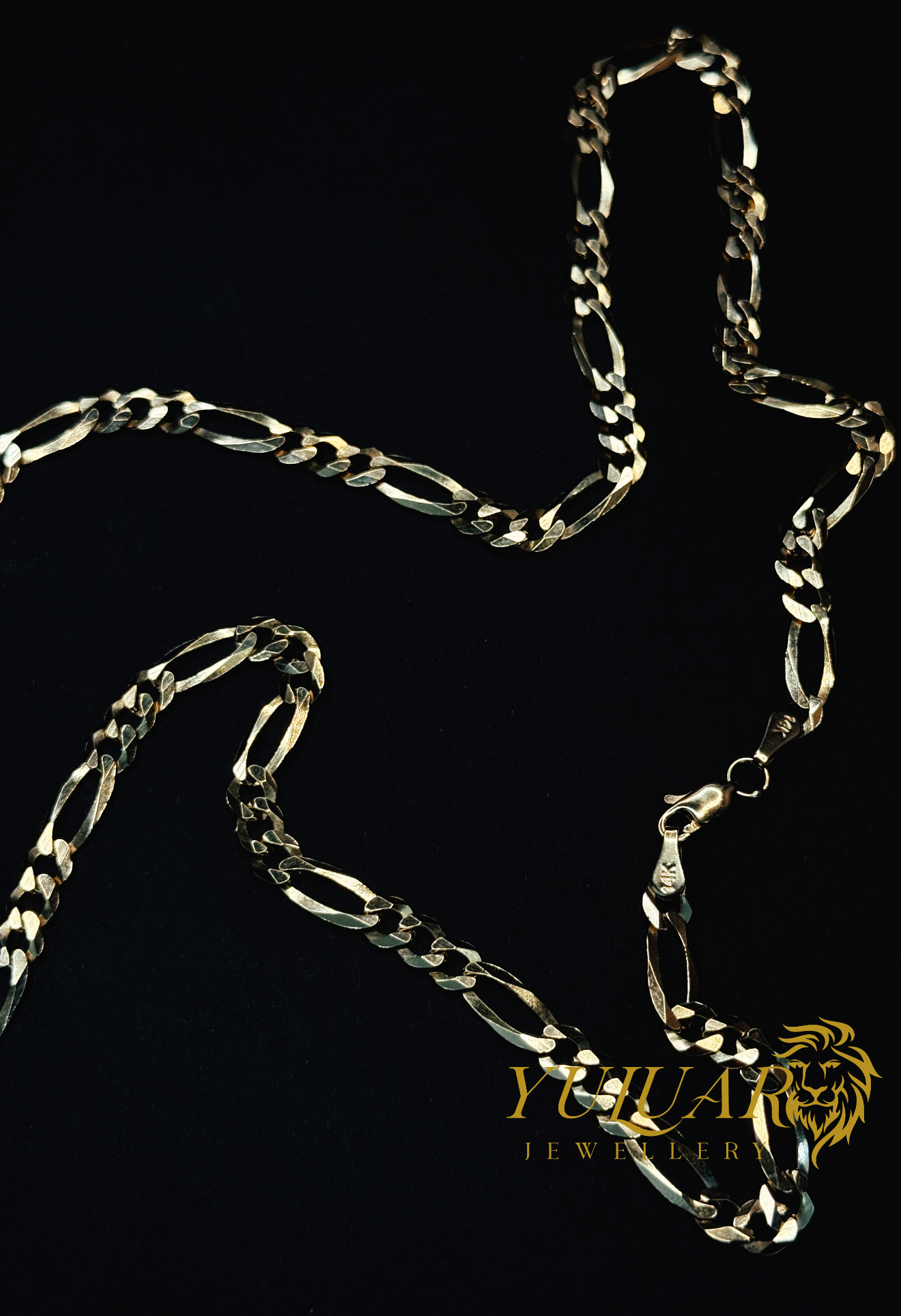 14K SOLID FIGARO LINK CHAIN 5.5MM