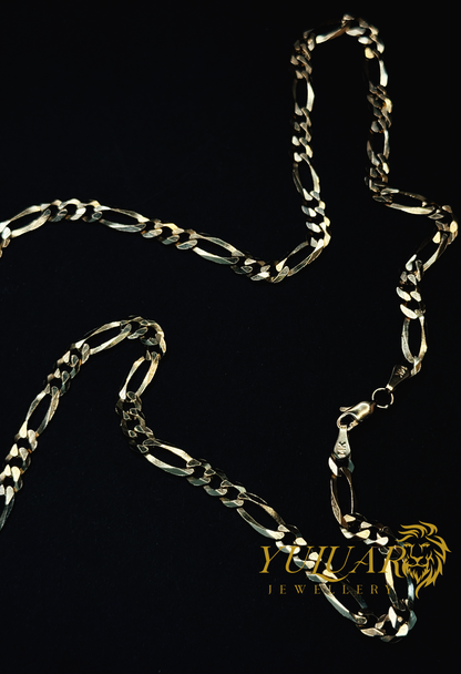 14K SOLID FIGARO LINK CHAIN 5.5MM