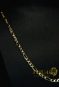 14K SOLID FIGARO CHAIN 4MM