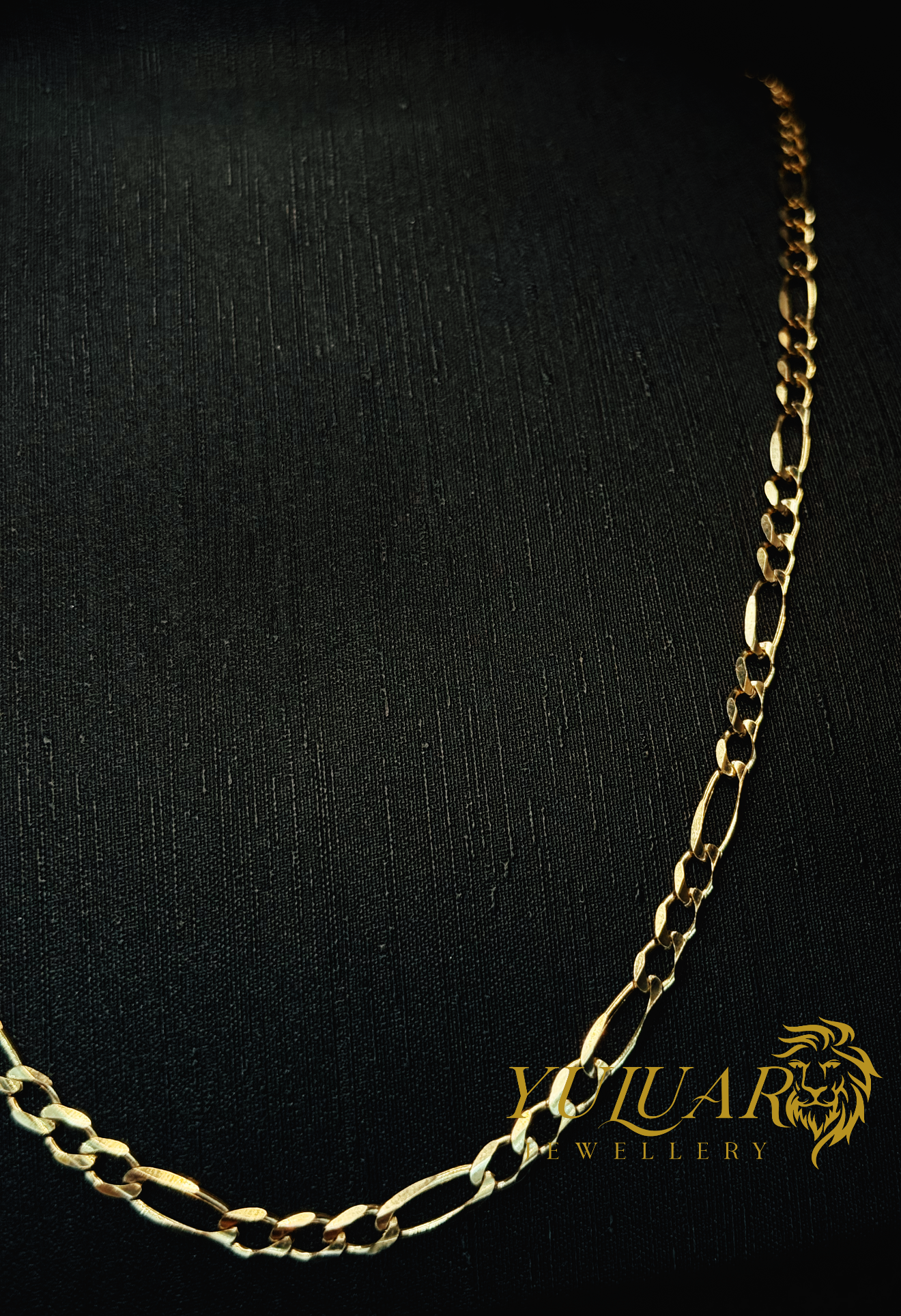 14K SOLID FIGARO CHAIN 4MM