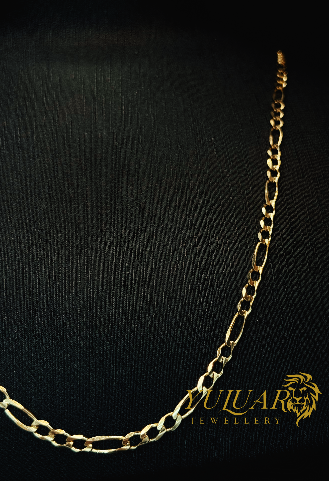 14K SOLID FIGARO CHAIN 4MM